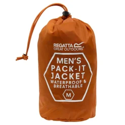 Men's Pack-It III Waterproof Jacket | Fox Orange