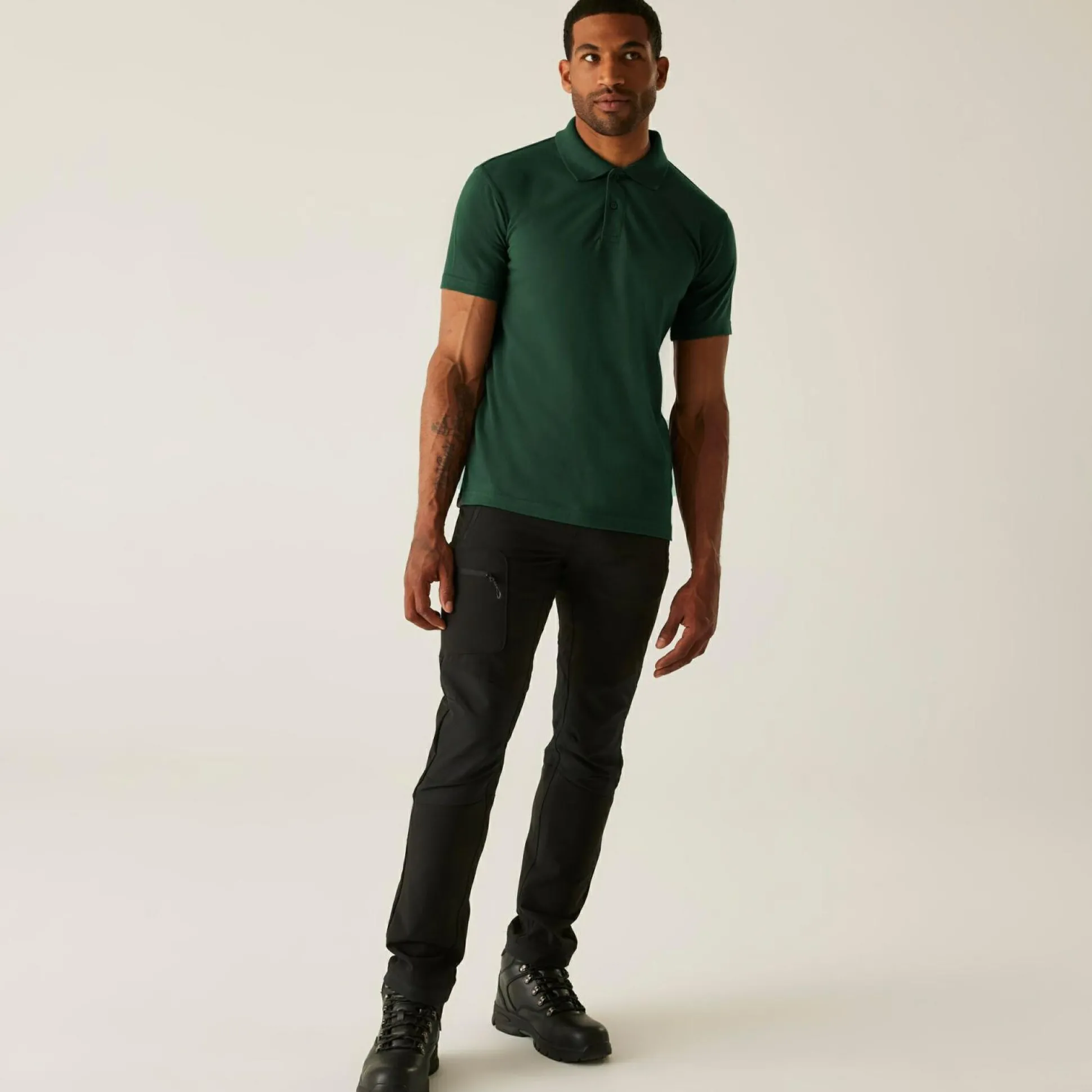 Men's Pro 50/50 Pique Polo | Bottle green