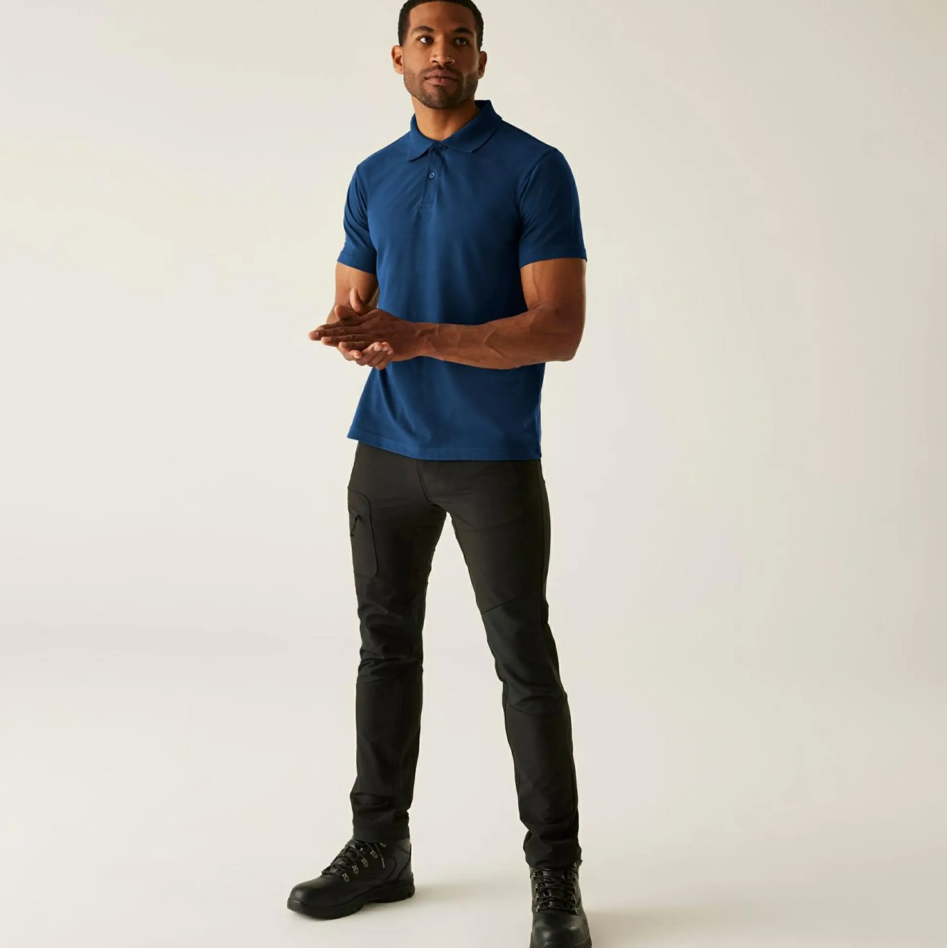 Men's Pro 50/50 Pique Polo | Royal blue