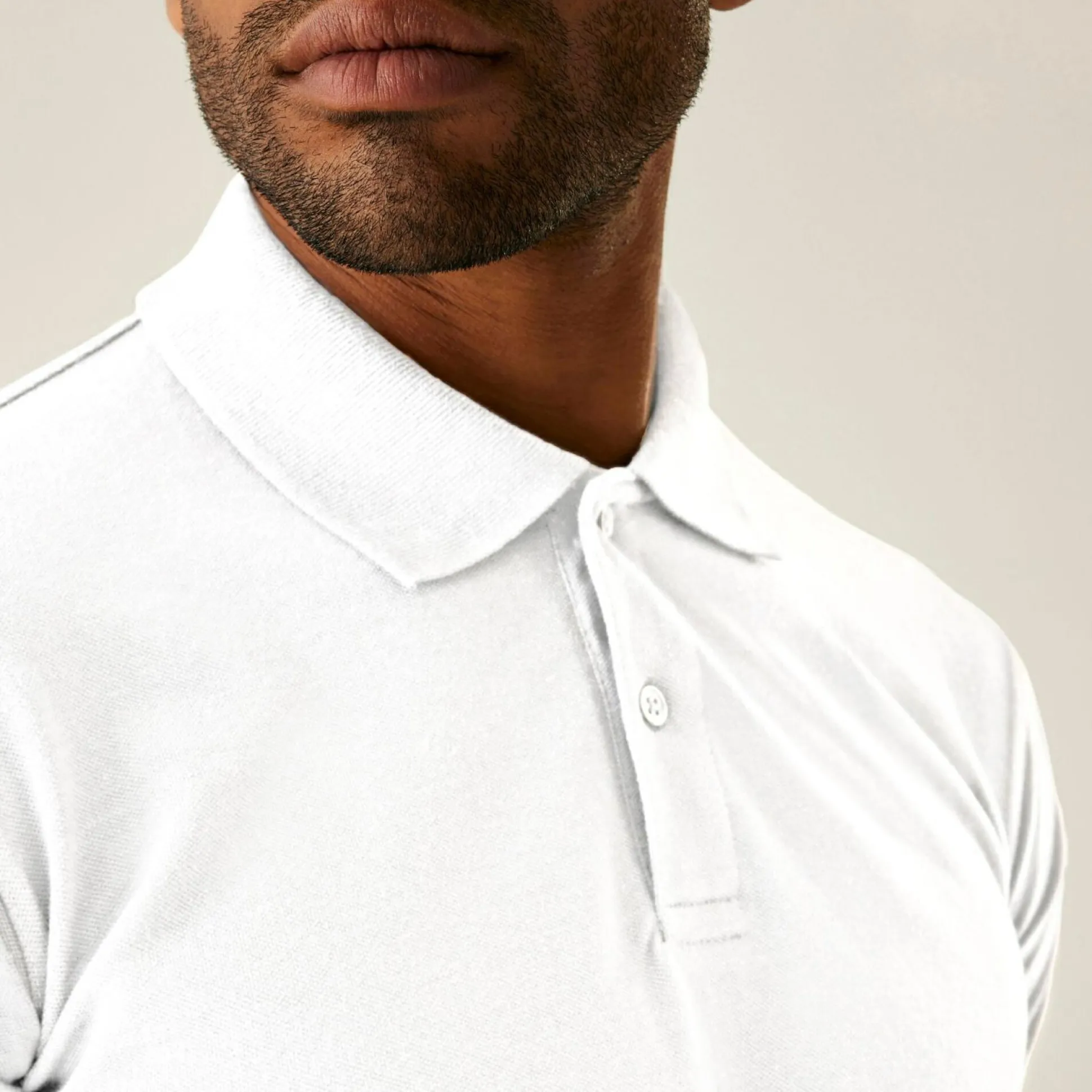 Men's Pro 50/50 Pique Polo | White