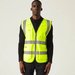 Men's Pro HI-VIS Executive Vest | Yellow