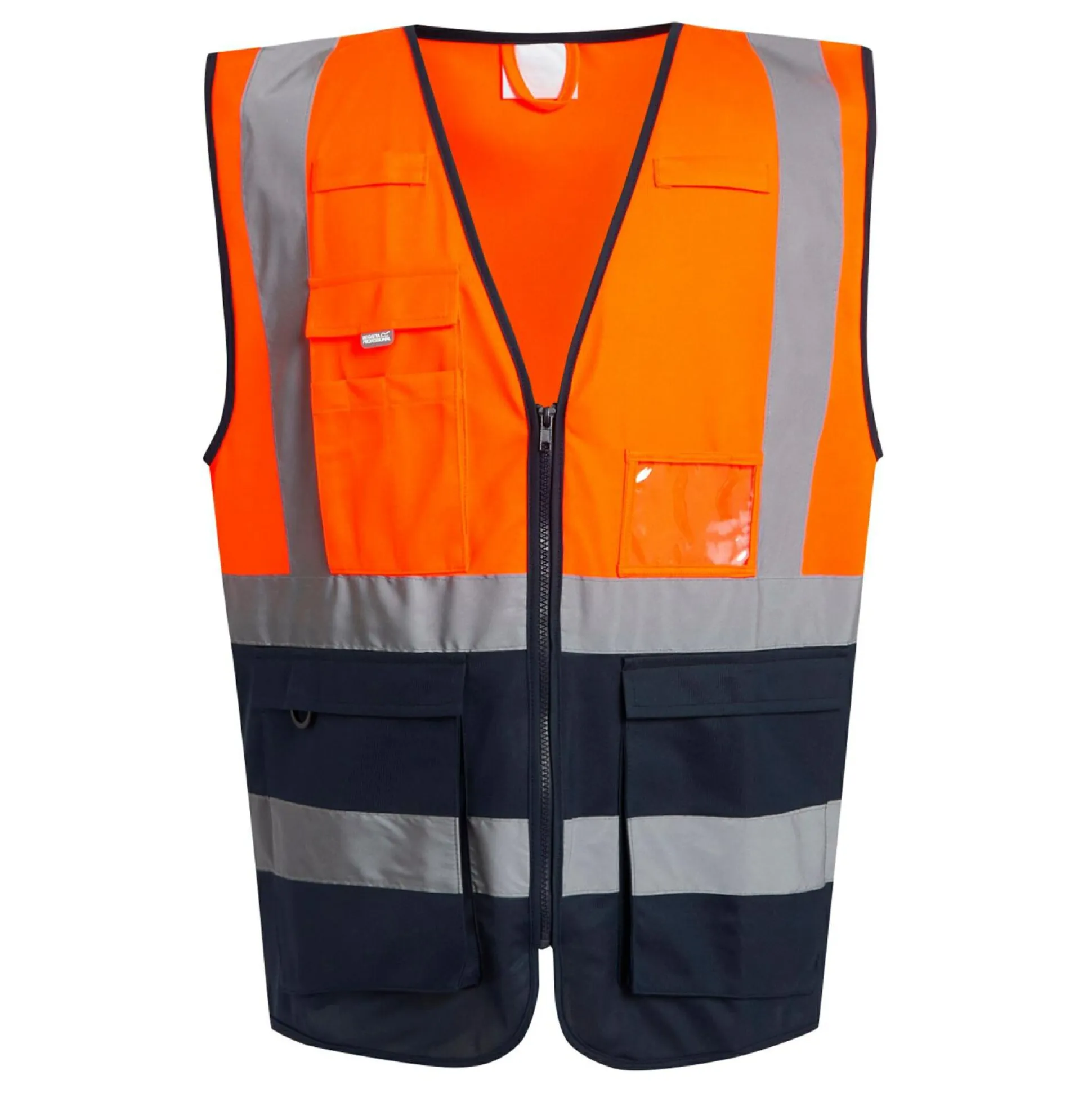 Men's Pro HI-VIS Executive Vest | Orange Navy