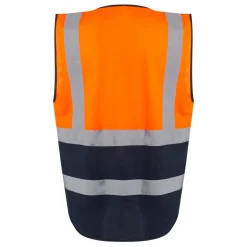 Men's Pro HI-VIS Executive Vest | Orange Navy