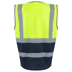 Men's Pro HI-VIS Executive Vest | Yellow Navy
