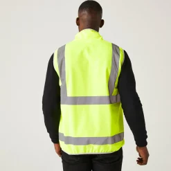 Men's Pro HI-VIS Full Zip Gilet | Yellow