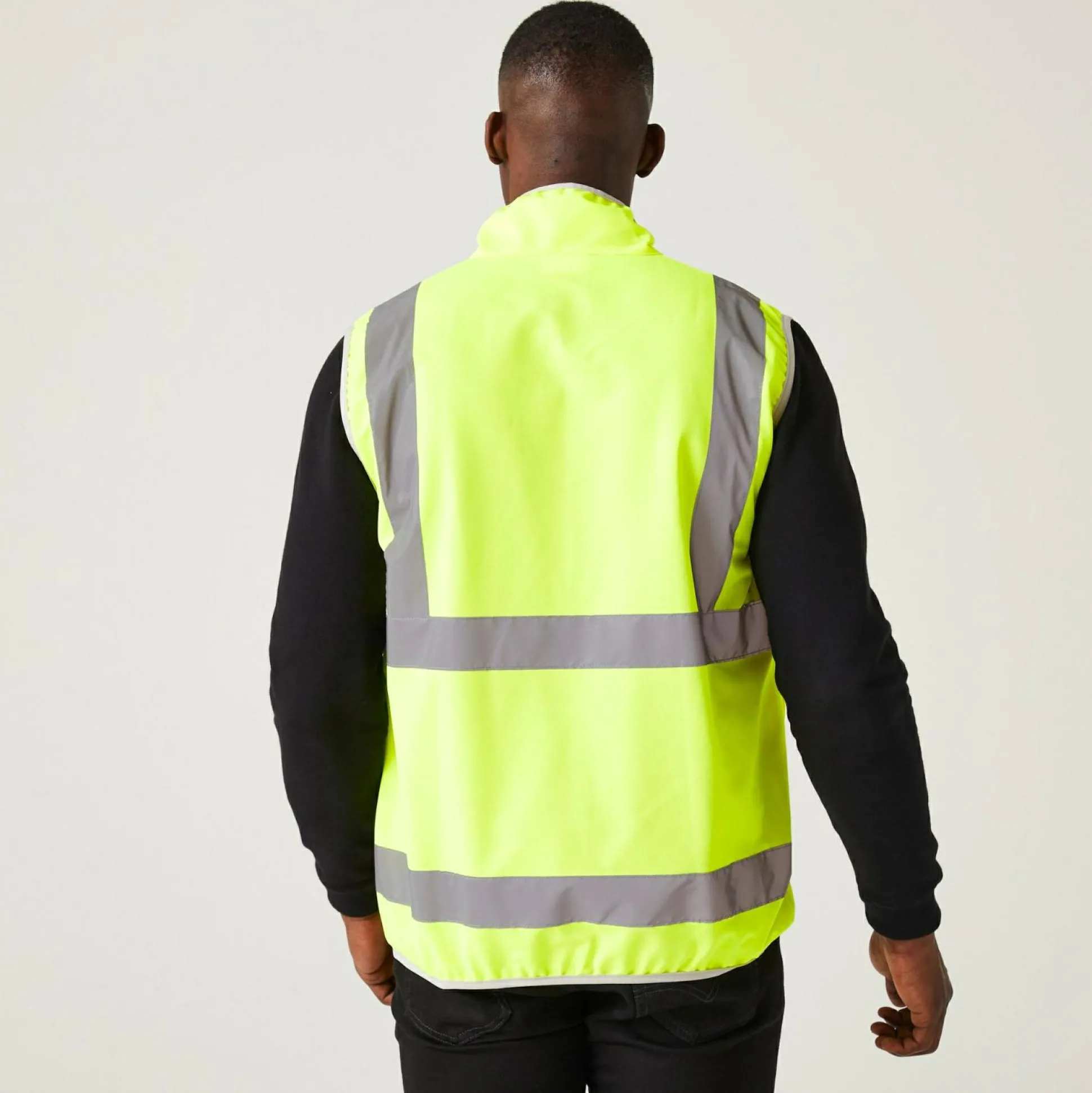 Men's Pro HI-VIS Full Zip Gilet | Yellow