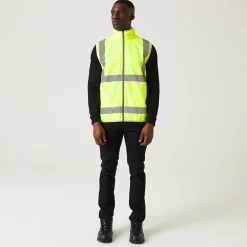 Men's Pro HI-VIS Full Zip Gilet | Yellow