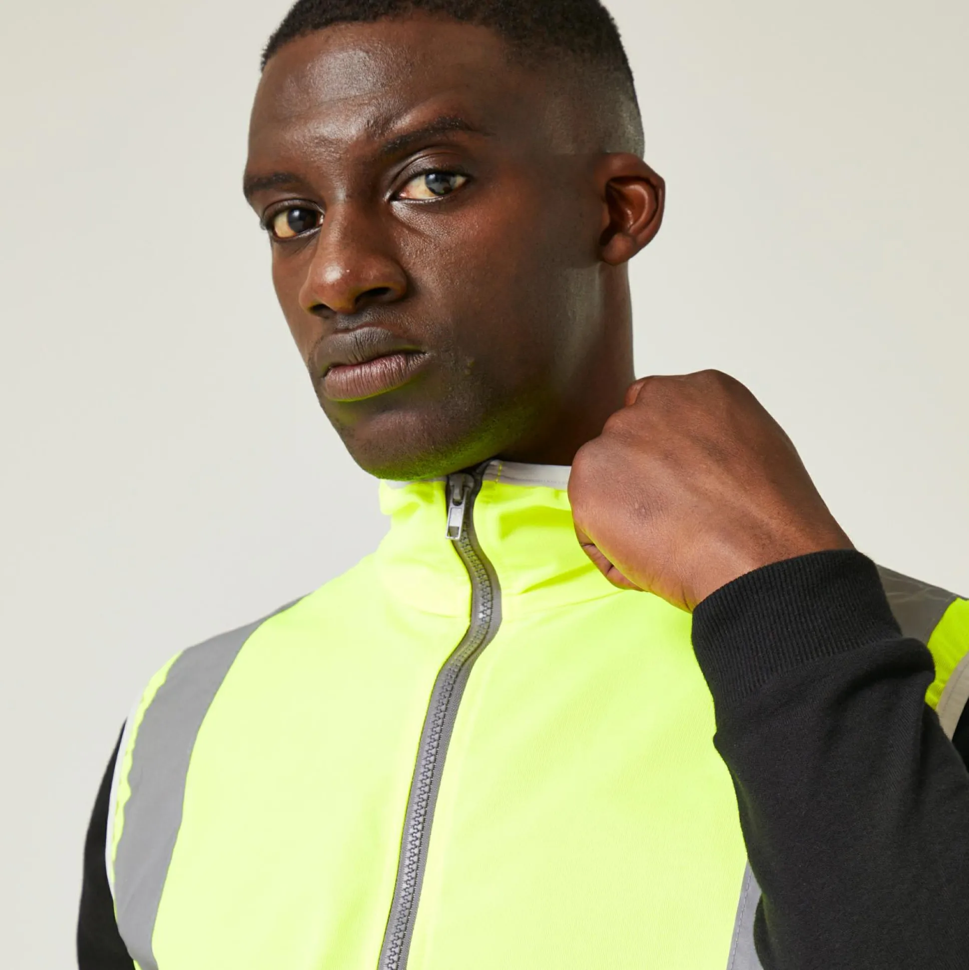 Men's Pro HI-VIS Full Zip Gilet | Yellow