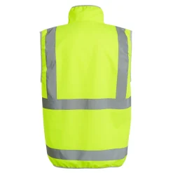Men's Pro HI-VIS Full Zip Gilet | Yellow