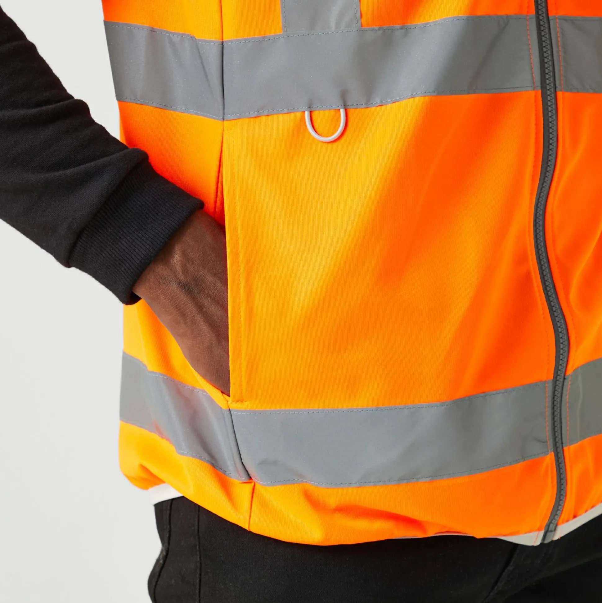 Men's Pro HI-VIS Full Zip Gilet | Orange