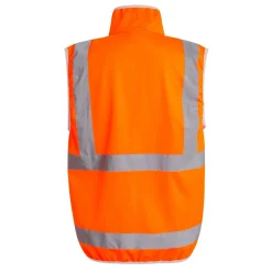 Men's Pro HI-VIS Full Zip Gilet | Orange