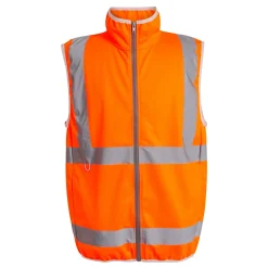 Men's Pro HI-VIS Full Zip Gilet | Orange