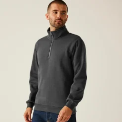 Men's Pro Quarter Zip Sweatshirt | Seal Grey