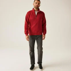 Men's Pro Quarter Zip Sweatshirt | Classic Red