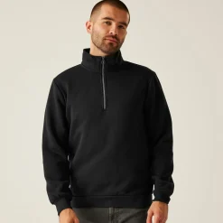 Men's Pro Quarter Zip Sweatshirt | Black
