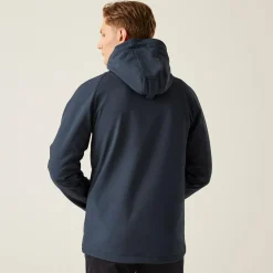 Men's Repeller Lined Softshell Hooded Jacket | Navy