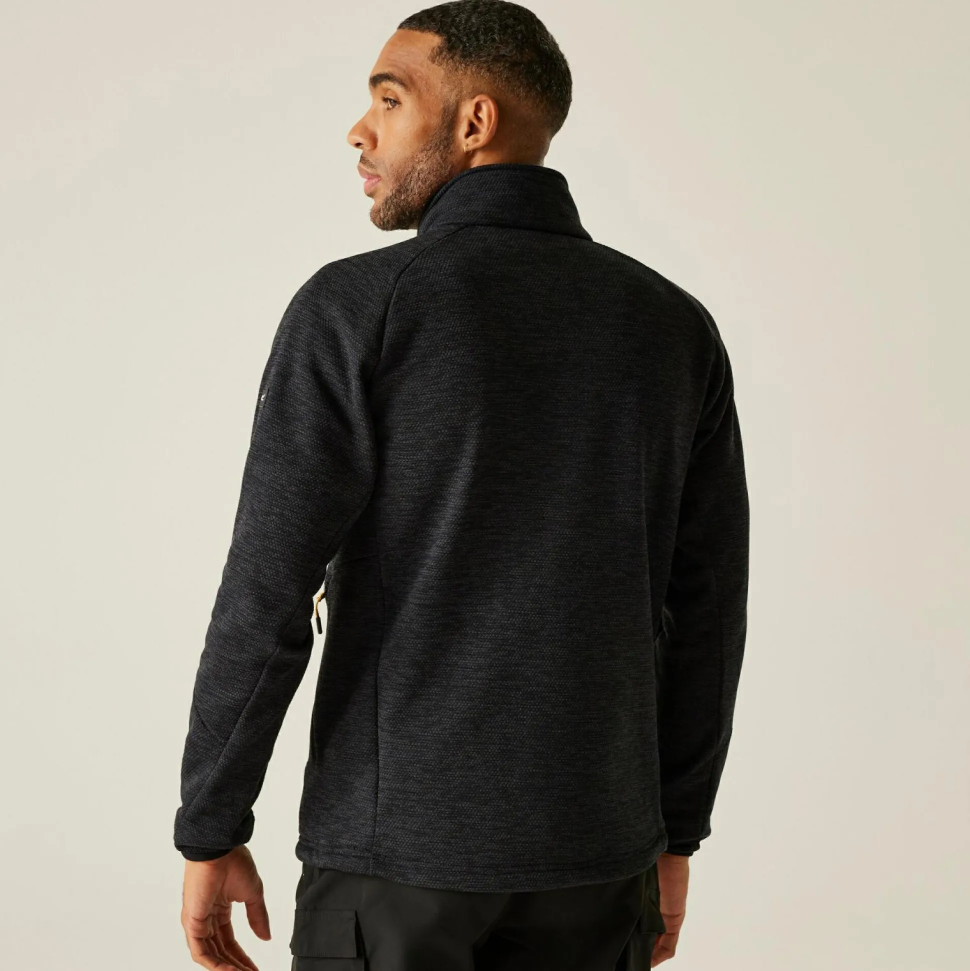 Men's Rivake Full Zip Fleece | Black