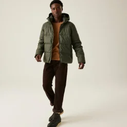 Men's Saltern Quilted Jacket | Dark Khaki