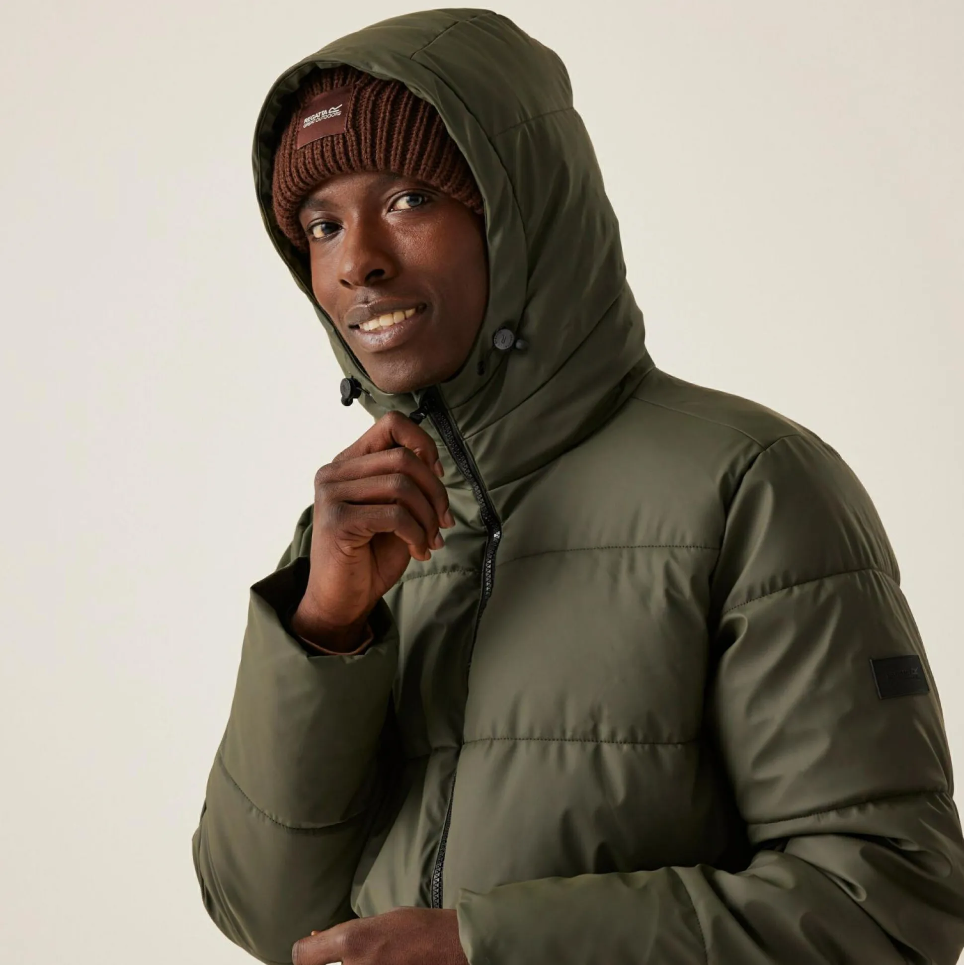 Men's Saltern Quilted Jacket | Dark Khaki