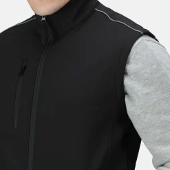 Men's Sandstorm Softshell Bodywarmer | Black