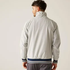 Men's Shorebay III Waterproof Jacket | Silver Grey Linear Stripe