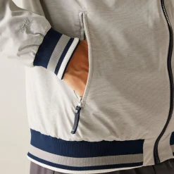 Men's Shorebay III Waterproof Jacket | Silver Grey Linear Stripe