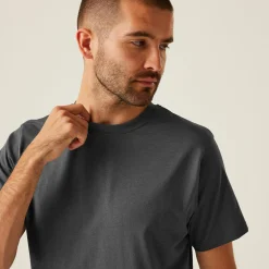 Men's Soft Touch Cotton T-Shirt | Seal Grey