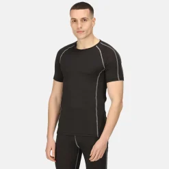 Men's SS Base Layer Top | Black