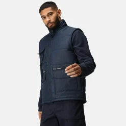 Men's Steller Multi Zip Insulated Bodywarmer | Navy
