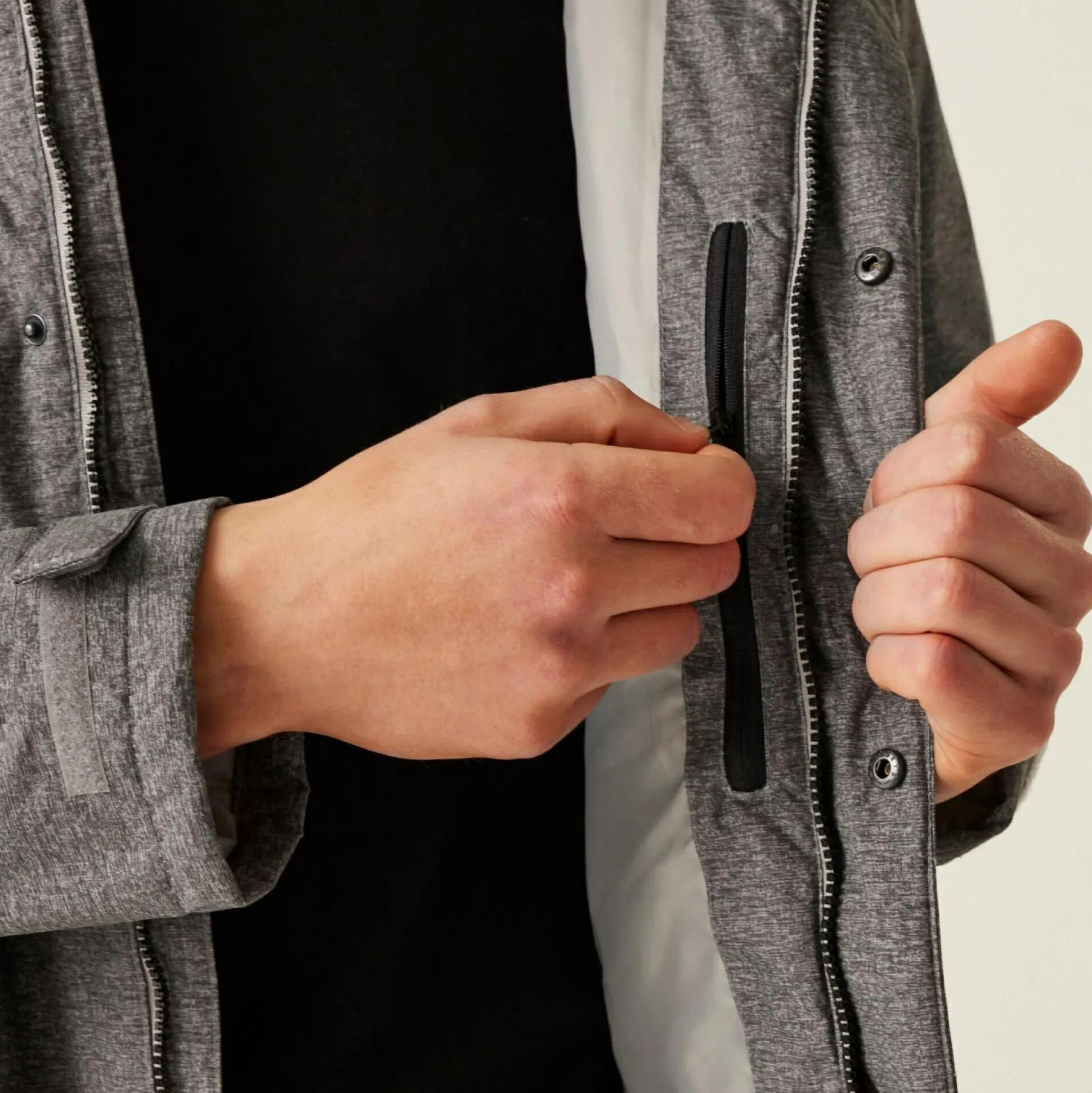 Men's Sterlings IV Waterproof Jacket | Mineral Grey Marl