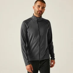 Men's Stretch Full-Zip Midlayer | Seal Grey