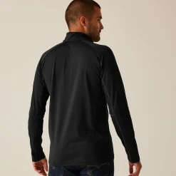 Men's Stretch Half-Zip Midlayer | Black