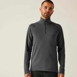 Men's Stretch Half-Zip Midlayer | Seal Grey