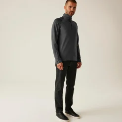 Men's Stretch Half-Zip Midlayer | Seal Grey