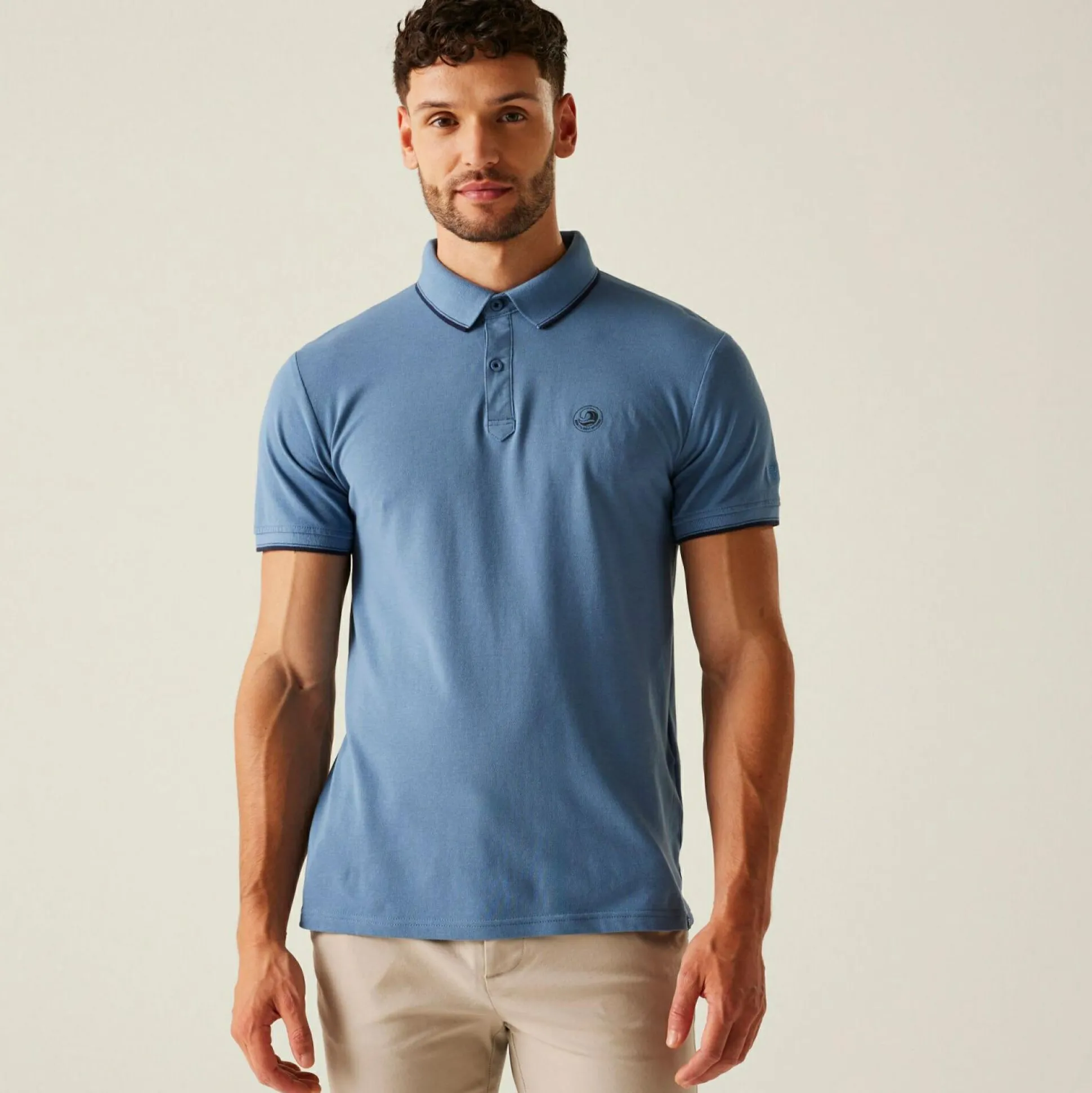 Men's Tadeo II Polo Shirt | Coronet Blue Navy Tipping