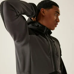 Men's 4Tex Stretch 3 Layer Softshell Jacket | Slate Grey Black