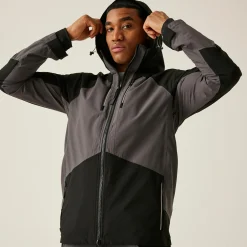 Men's 4Tex Stretch Waterproof Shell Jacket | Slate Grey Black