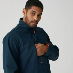 Men's Thermogen Heated Softshell Jacket | Navy