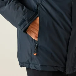 Men's Thermogen Powercell 5000 Waterproof Insulated Hooded Heated Jacket | Navy Magma