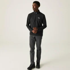 Men's Thompson Lightweight Half Zip Fleece | Black
