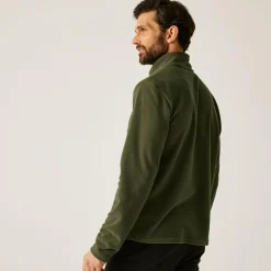 Men's Thompson Lightweight Half Zip Fleece | Olive Green