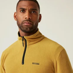 Men's Thompson Lightweight Half Zip Fleece | Mustard