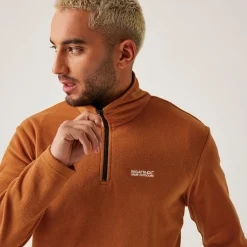 Men's Thompson Lightweight Half Zip Fleece | Burnt Copper