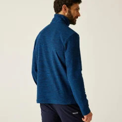 Men's Thompson Marl Half Zip Fleece | Blue