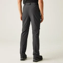Men's Travel Light Zip Off Packaway Trousers | Ash