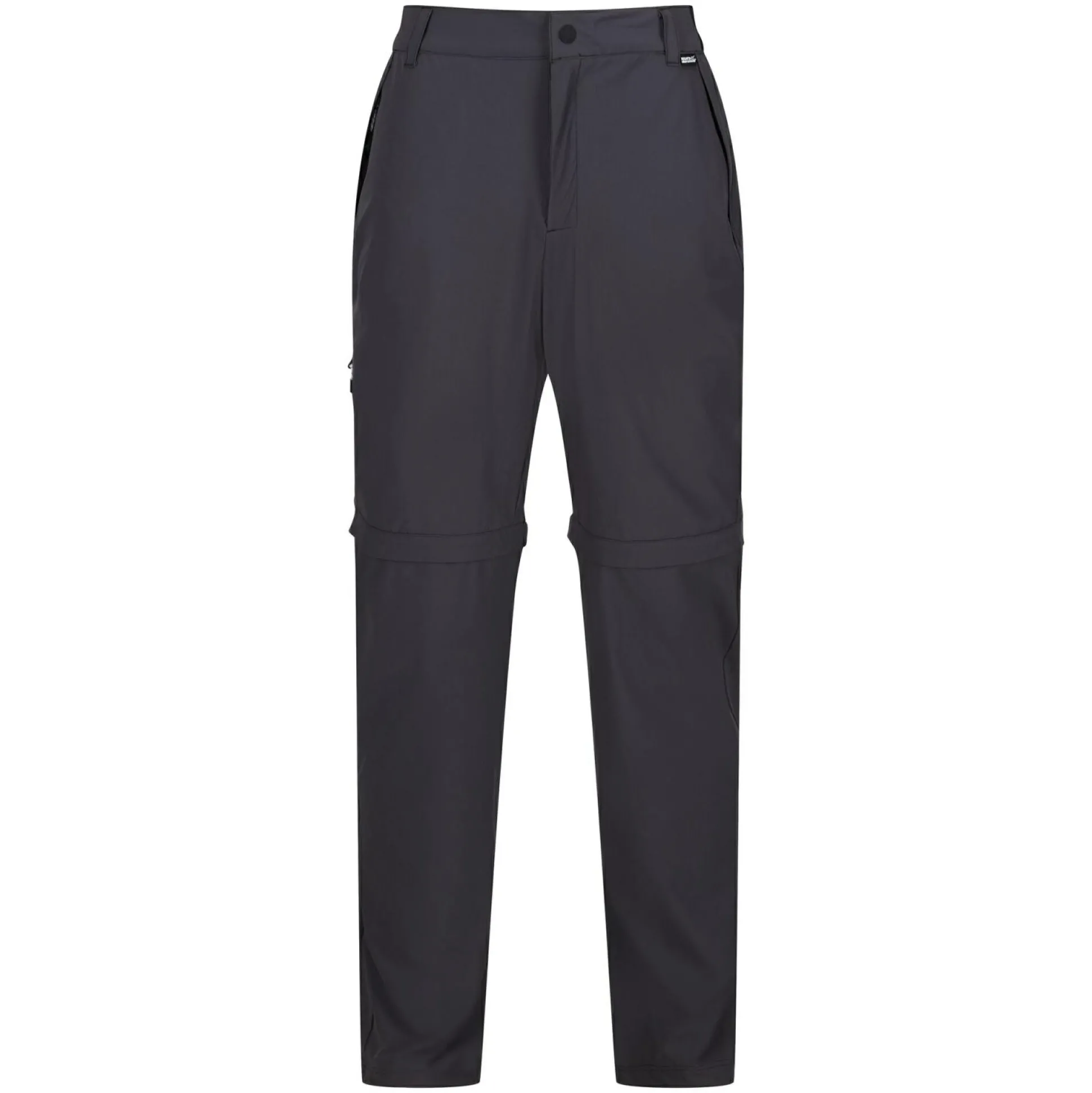 Men's Travel Light Zip Off Packaway Trousers | Ash