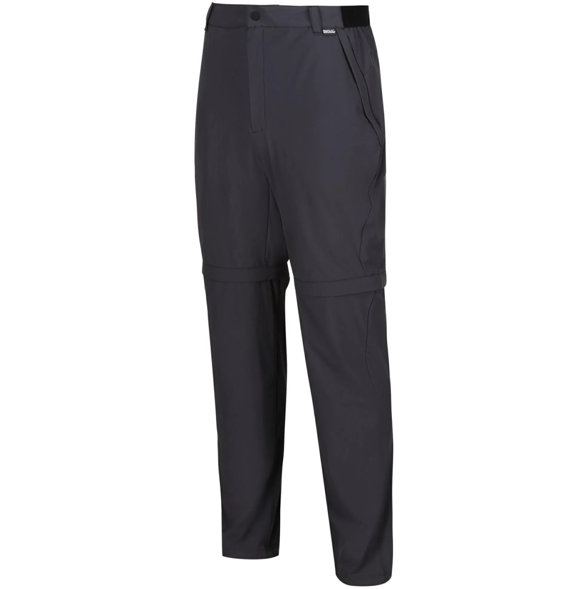 Men's Travel Light Zip Off Packaway Trousers | Ash
