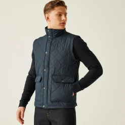 Men's Tyler Diamond Quilted Insulated Bodywarmer | Navy