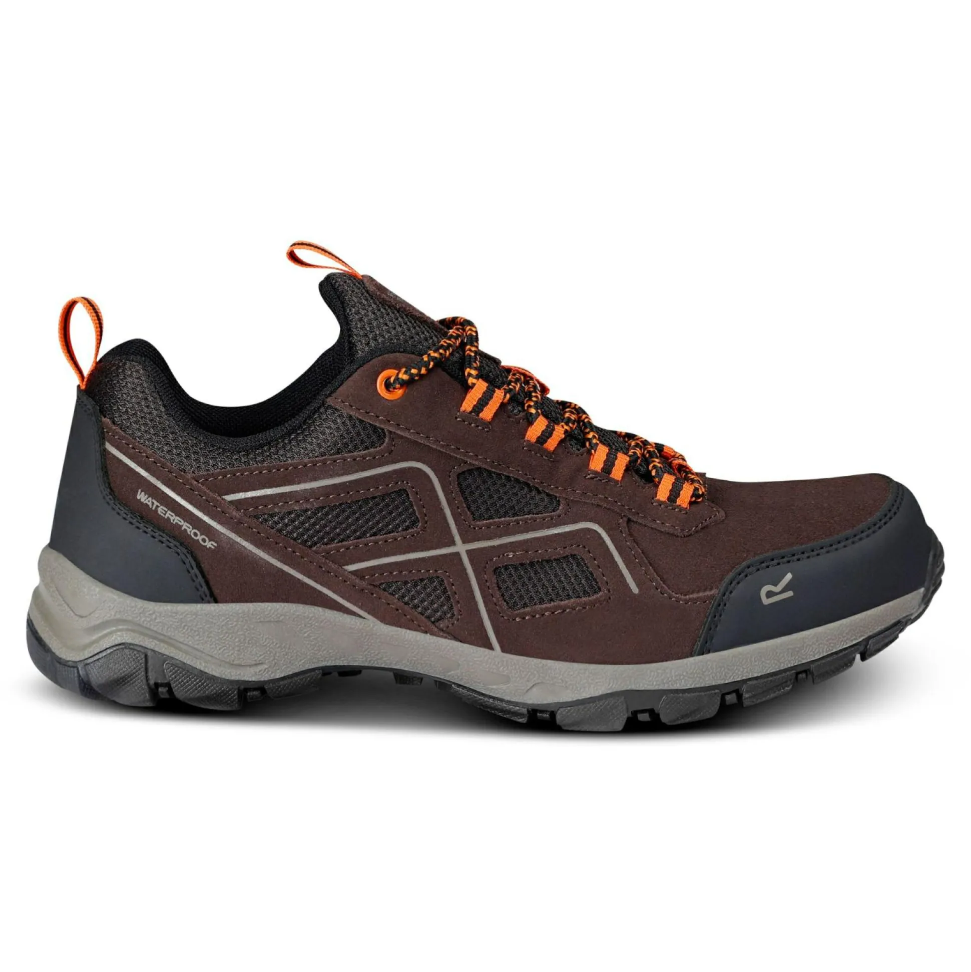 Men's Vendeavour Suede Low Walking Shoes | Peat Blaze Orange