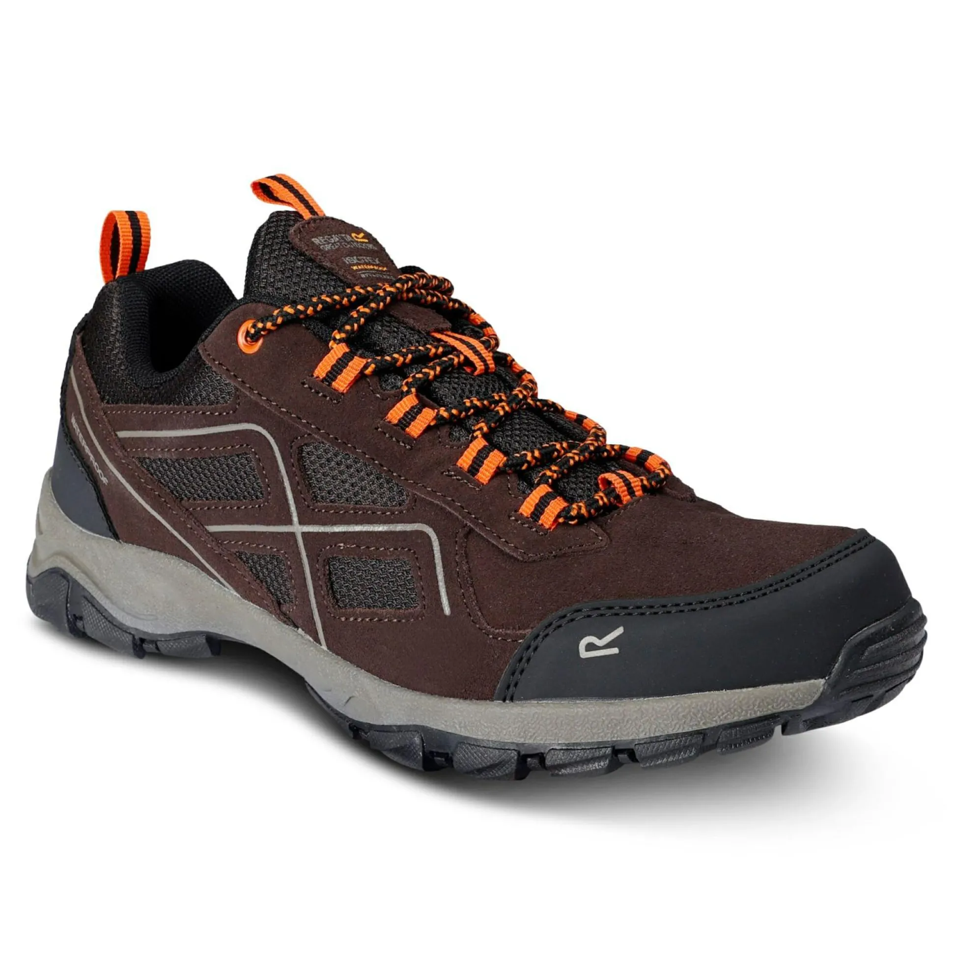 Men's Vendeavour Suede Low Walking Shoes | Peat Blaze Orange